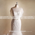 MB16008 Vestidos de casamento baratos para o casamento Frisado Sereia Grande Longo Traje Vestido de casamento em Tulle